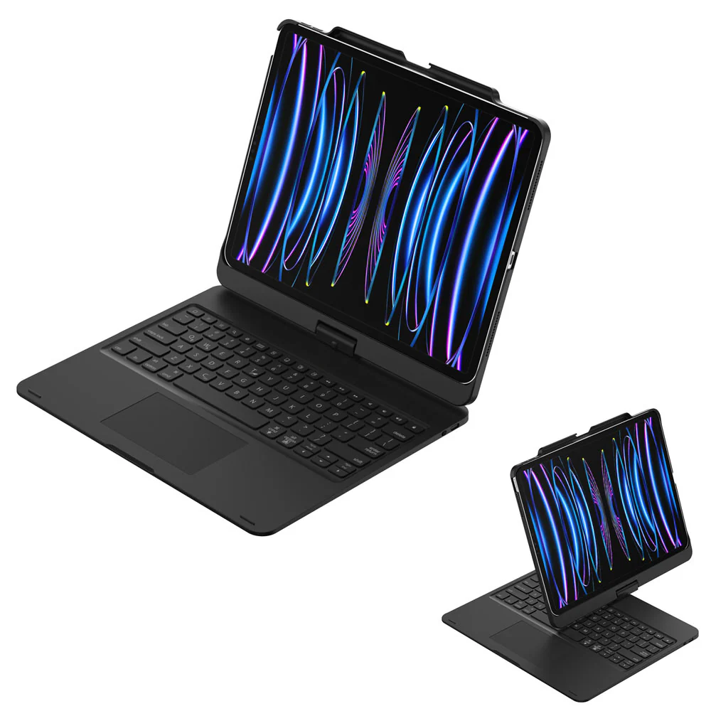 KBA-08_PR75 | iPad Pro 13 (M4) / (M5) & iPad Air 13 (M2) / (M3) / (M4) & iPad Pro 12.9 ( 4th / 5th / 6th Gen. ) | Keyboard Case with Touchpad - Image 3