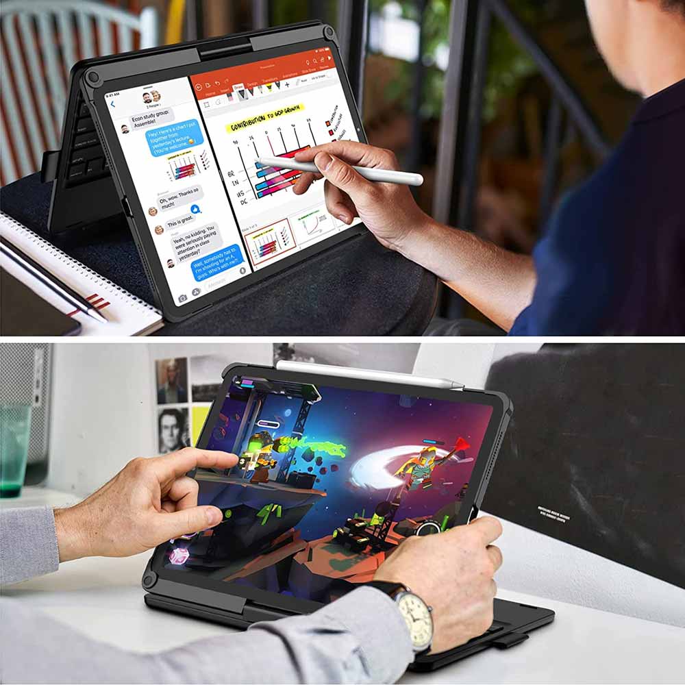 KBA-08_PR75 | iPad Pro 13 (M4) / (M5) & iPad Air 13 (M2) / (M3) / (M4) & iPad Pro 12.9 ( 4th / 5th / 6th Gen. ) | Keyboard Case with Touchpad - Image 7