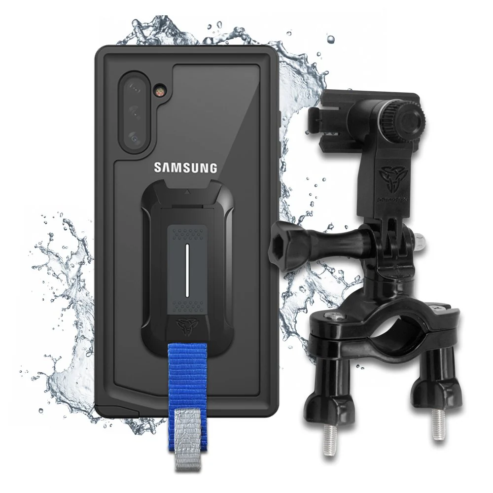 KIT-X20-MX | Bike Kit | Bike Bar Mount with Waterproof Case for Galaxy Note 10 / Note 9 / Note 8