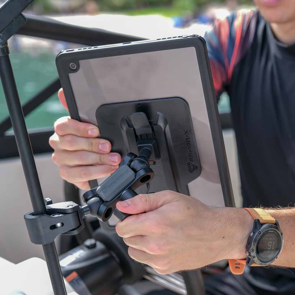 KIT-XF1-P7T-MXS | Boat Kit | ONE-LOCK Quick Release Bar Mount with Waterproof Case for iPad - Image 2