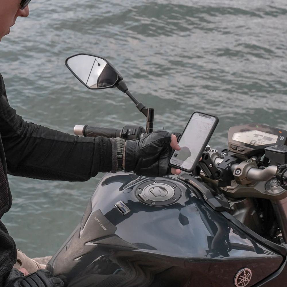 KIT-XP19K-BX | Motorbike Kit | ONE-LOCK Mirror Mount with Shockproof Case for iPhone - Image 7