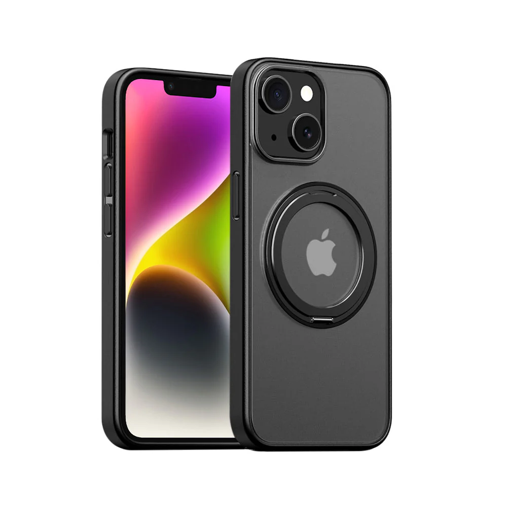 KMN-IPH-14 | iPhone 13 | Shockproof Compact Case with Rotatable Magnetic Stand
