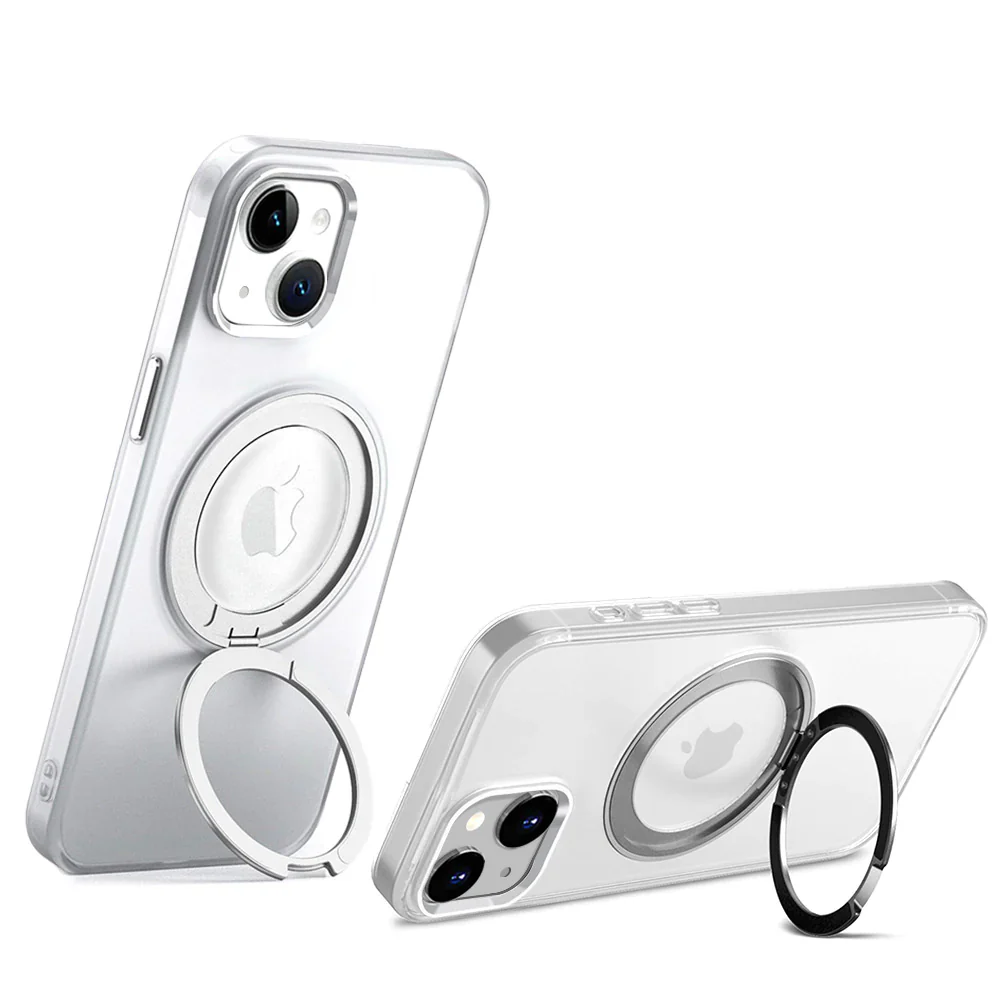 KMN-IPH-15 | iPhone 15 | Shockproof Compact Case with Rotatable Magnetic Stand - Image 4
