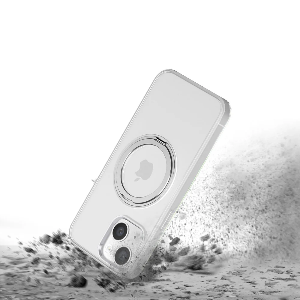 KMN-IPH-15 | iPhone 15 | Shockproof Compact Case with Rotatable Magnetic Stand - Image 5