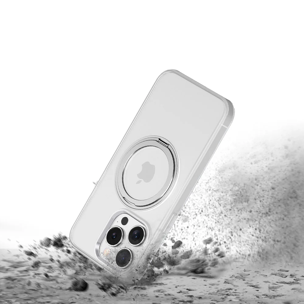KMN-IPH-15PRO | iPhone 15 Pro | Shockproof Compact Case with Rotatable Magnetic Stand - Image 6