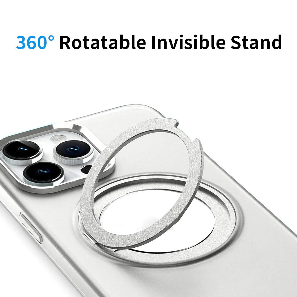 KMN-IPH-16PMX | iPhone 16 Pro Max | Shockproof Compact Case with Rotatable Magnetic Stand - Image 3