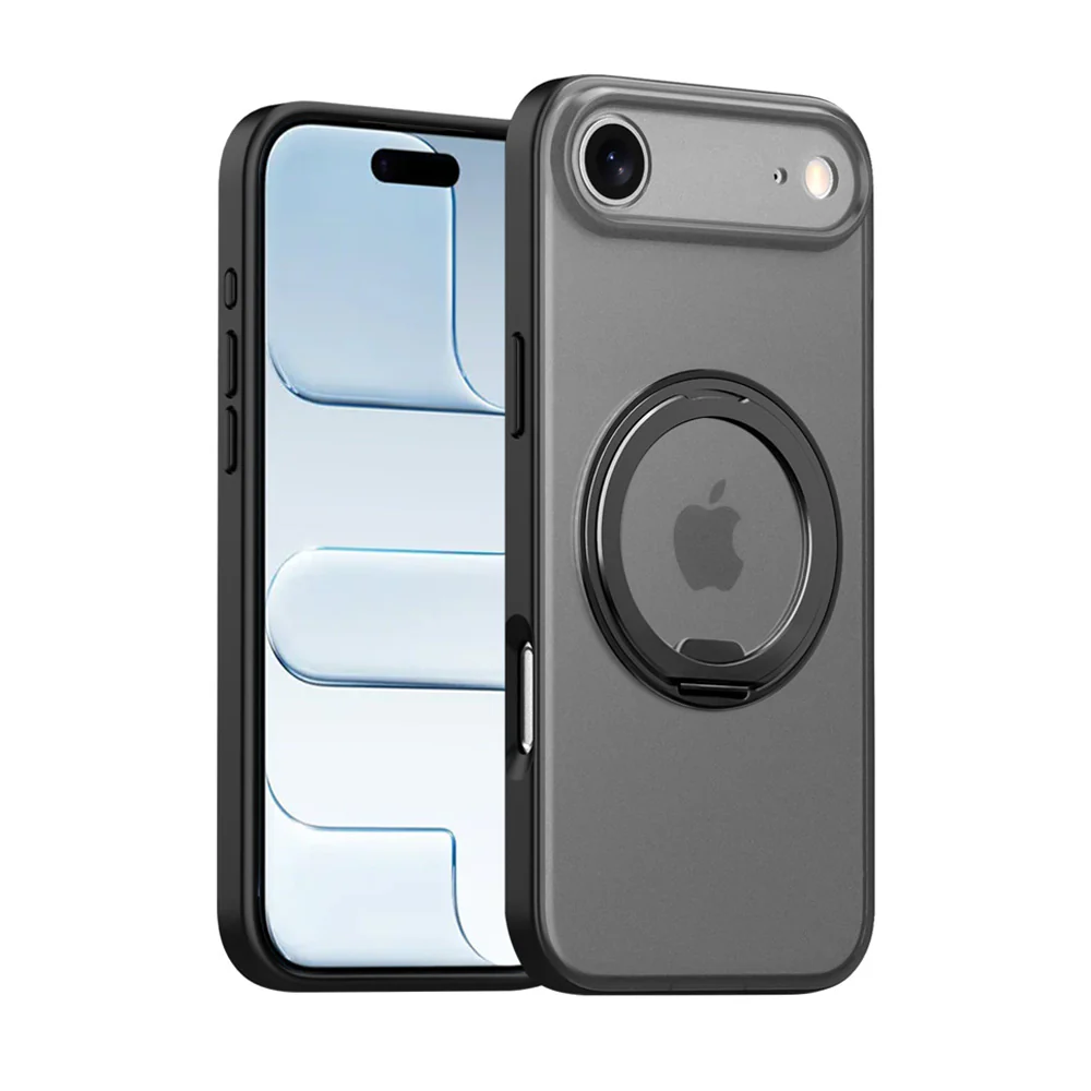 KMN-IPH-17AIR | iPhone Air / 17 Air | Shockproof Compact Case with Rotatable Magnetic Stand