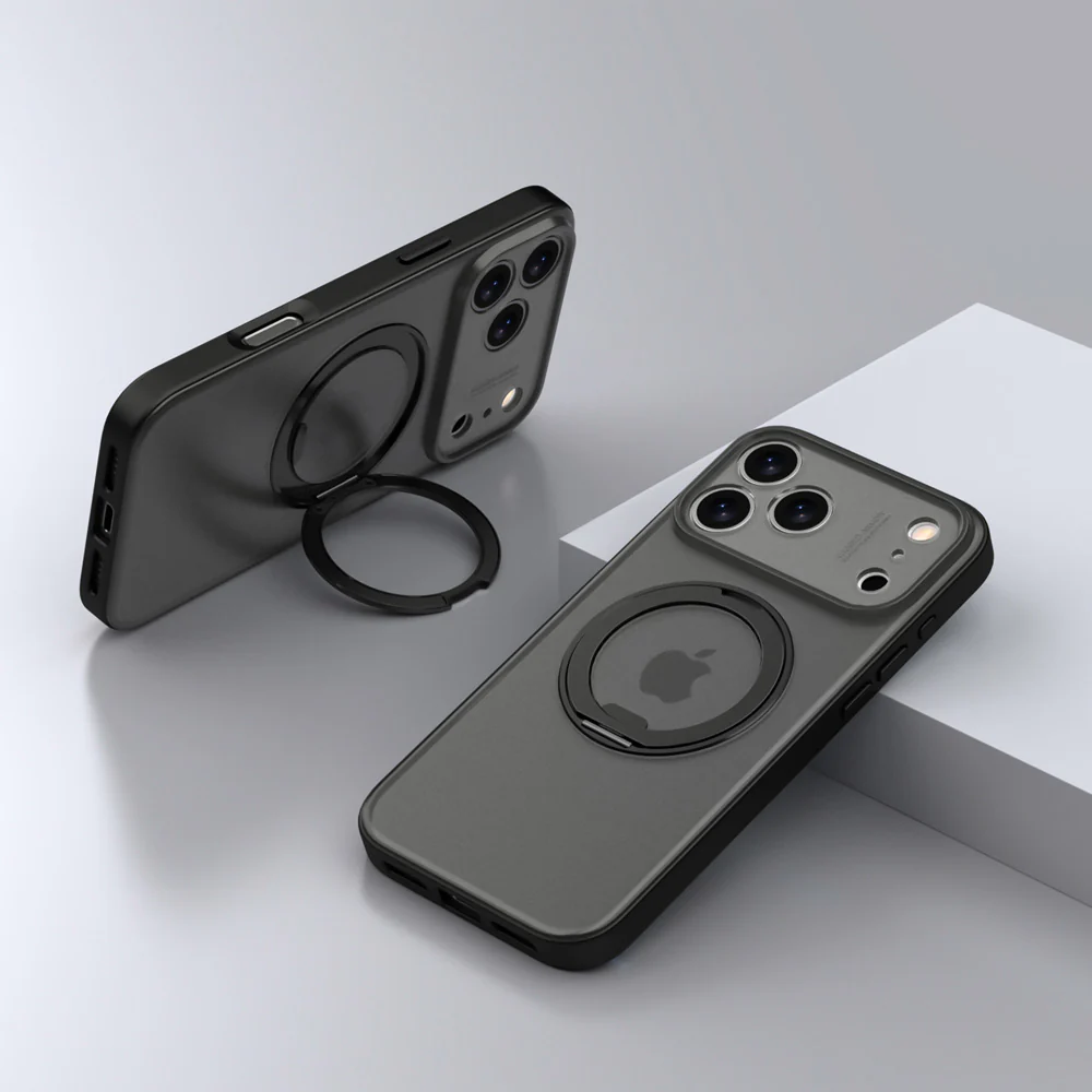 KMN-IPH-17PMX | iPhone 17 Pro Max | Shockproof Compact Case with Rotatable Magnetic Stand - Image 2