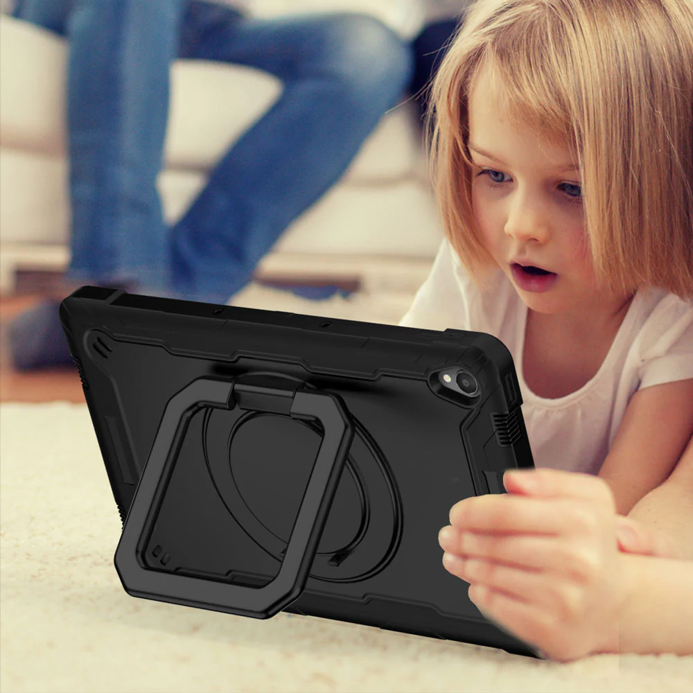 KON-LN-P11 | Lenovo Tab P11 TB-J606 | Rugged case with kick-stand & folding grip - Image 7