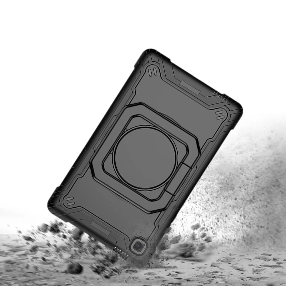 KON-SS-T225 | Samsung Galaxy Tab A7 Lite SM-T225 / SM-T220 / SM-T225N / SM-T227U | Rugged case with kick-stand & folding grip - Image 2