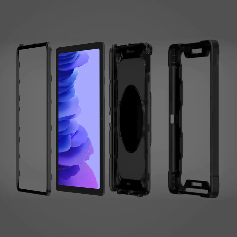 KON-SS-T500 | Samsung Galaxy Tab A7 10.4 SM-T500 T505 T507 (2020) / A7 10.4 SM-T509 (2022) | Rugged case with kick-stand & folding grip - Image 5