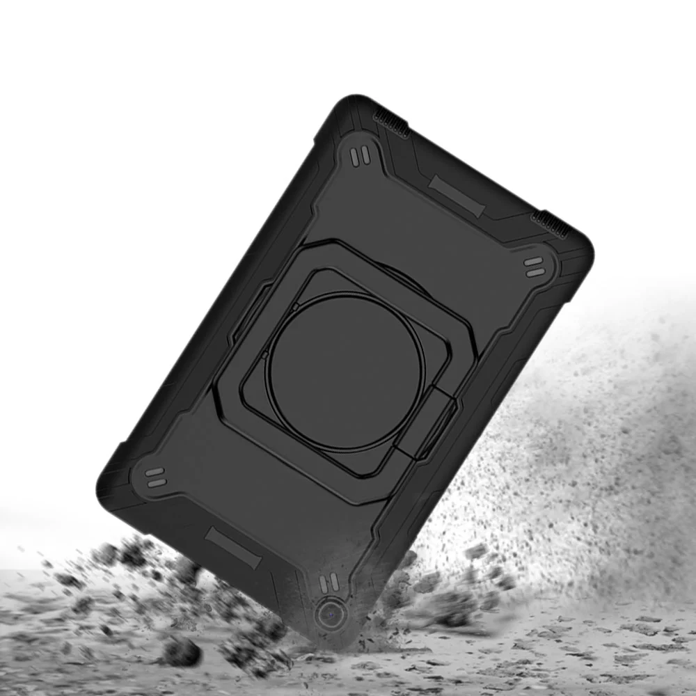 KON-SS-T515 | Samsung Galaxy Tab A 10.1 (2019) T515 T510 | Rugged case with kick-stand & folding grip - Image 2