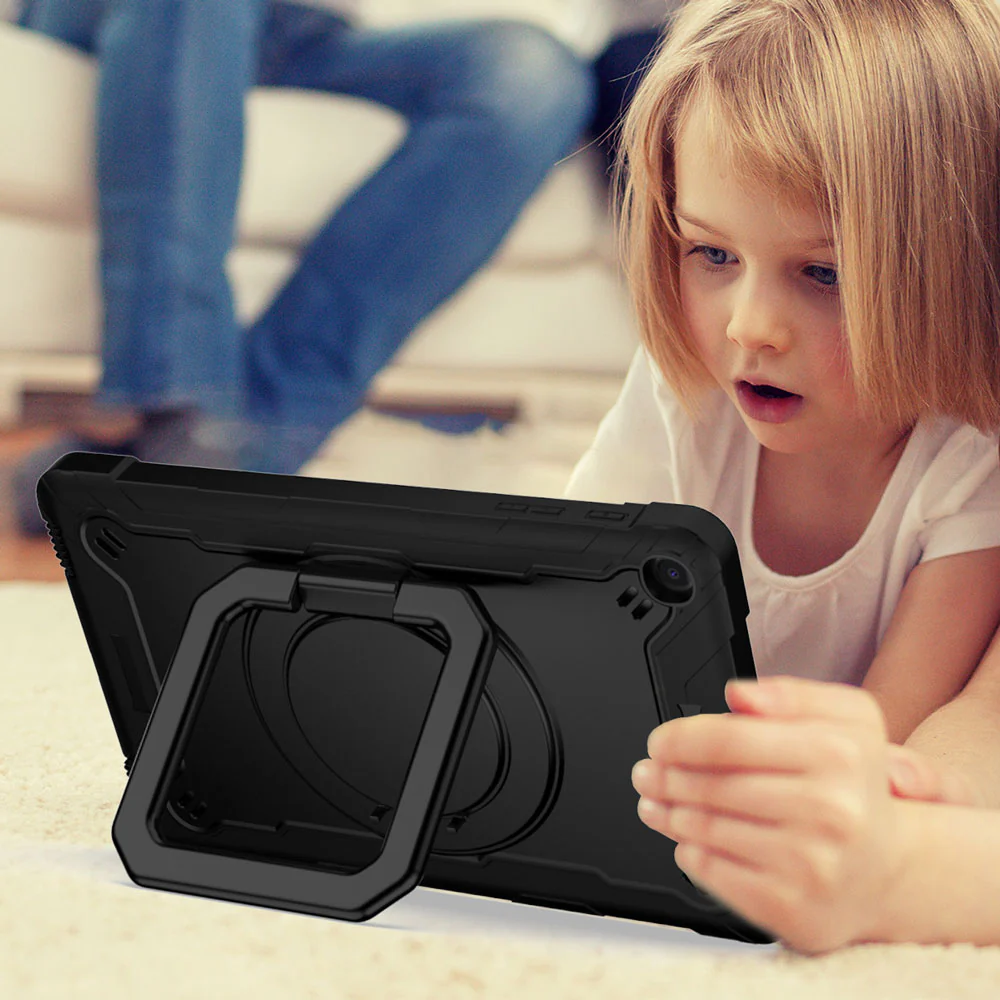 KON-SS-T515 | Samsung Galaxy Tab A 10.1 (2019) T515 T510 | Rugged case with kick-stand & folding grip - Image 7