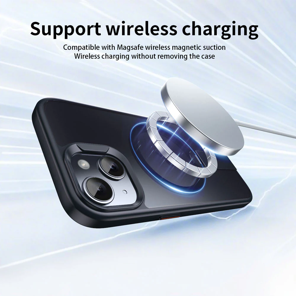 KRN-IPH-15 | iPhone 15 | Shockproof Compact Case with kickstand Compatible with MagSafe - Image 4