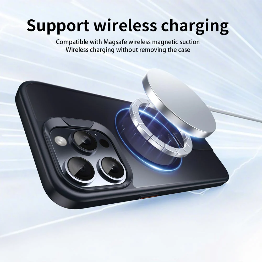 KRN-IPH-15PRO | iPhone 15 Pro | Shockproof Compact Case with kickstand Compatible with MagSafe - Image 6