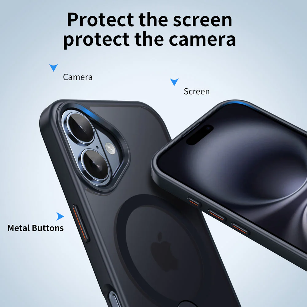 KRN-IPH-16 | iPhone 16 | Shockproof Compact Case with kickstand Compatible with MagSafe - Image 5