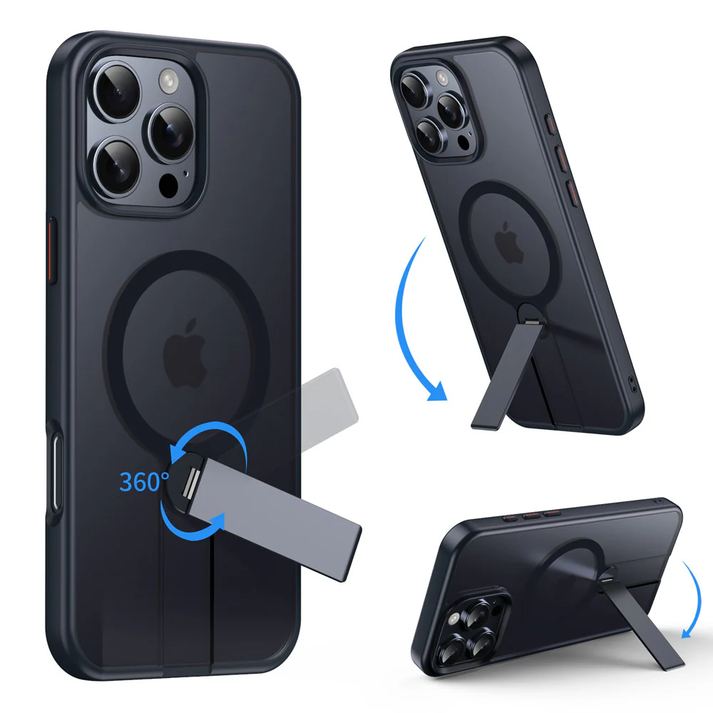 KRN-IPH-16PMX | iPhone 16 Pro Max | Shockproof Compact Case with kickstand Compatible with MagSafe - Image 2