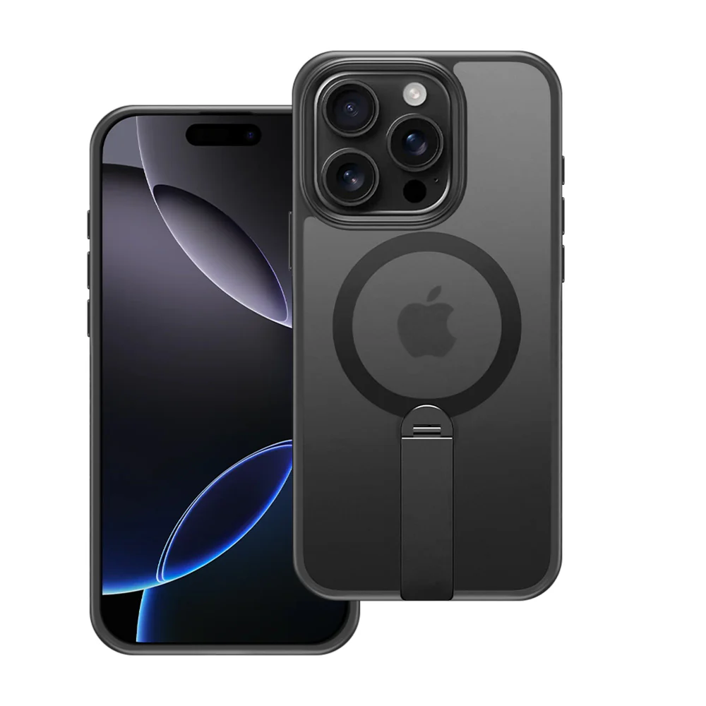 KRN-IPH-16PRO | iPhone 16 Pro | Shockproof Compact Case with kickstand Compatible with MagSafe