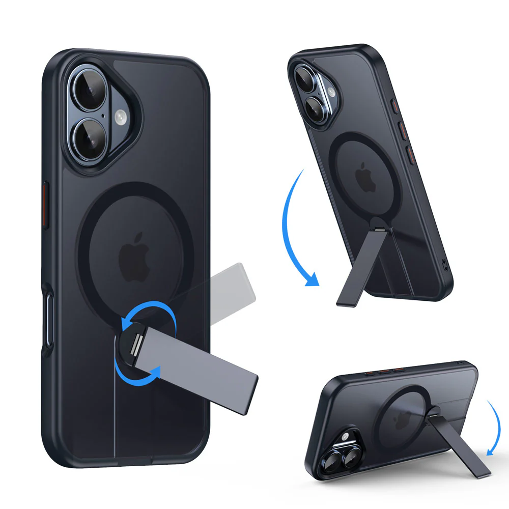 KRN-IPH-17 | iPhone 17 | Shockproof Compact Case with kickstand Compatible with MagSafe - Image 2