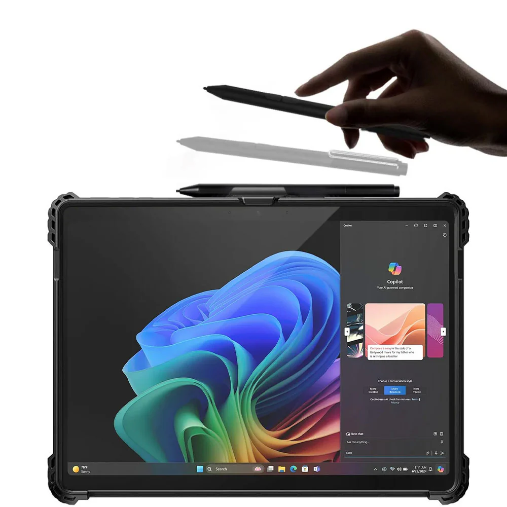 KSN-MS-SFPR12 | Microsoft Surface Pro 12-inch Copilot+ PC | Protective Rugged Case with Pen Holder Compatible with keyboard - Image 5