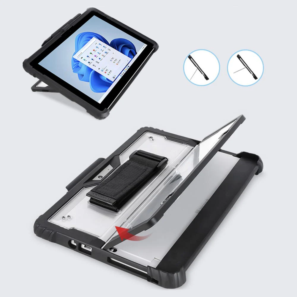 KSN-MS-SFPR9 | Microsoft Surface Pro 11 / 10 / 9 | Protective Rugged Case with Pen Holder - Image 8
