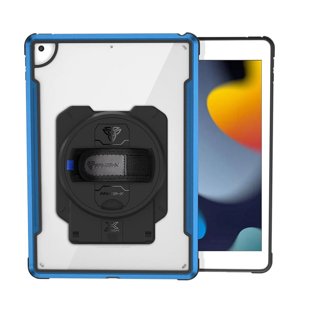 LAN-iPad-N3 | iPad 10.2 (7th & 8th & 9th Gen.) 2019 / 2020 / 2021 | Metal Protective Shockproof Case With X-DOCK Modular Eco-System
