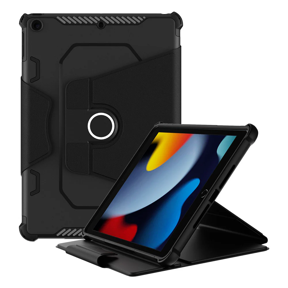 LCV-iPad-N3 | iPad 10.2 (7th & 8th & 9th Gen.) 2019 / 2020 / 2021 | 360 Degree Rotating Stand Magnetic Smart Cover