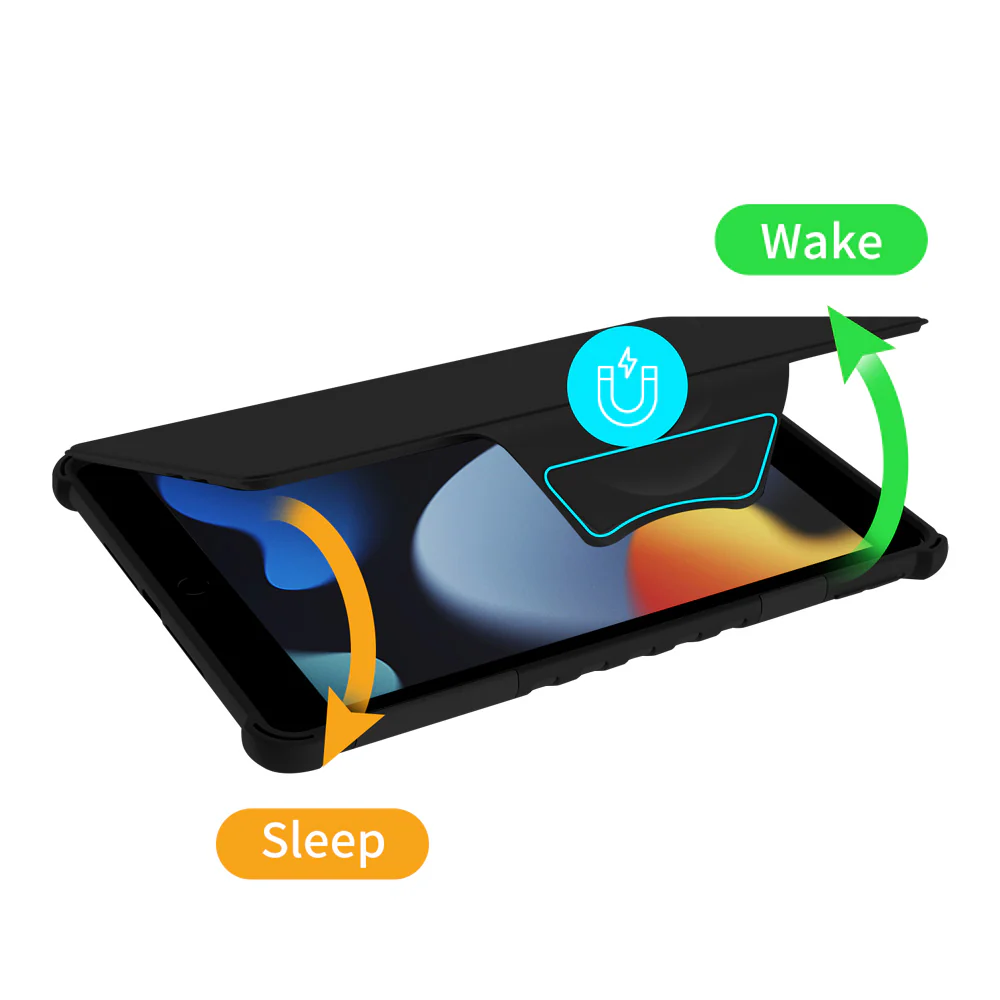 LCV-iPad-N3 | iPad 10.2 (7th & 8th & 9th Gen.) 2019 / 2020 / 2021 | 360 Degree Rotating Stand Magnetic Smart Cover - Image 4