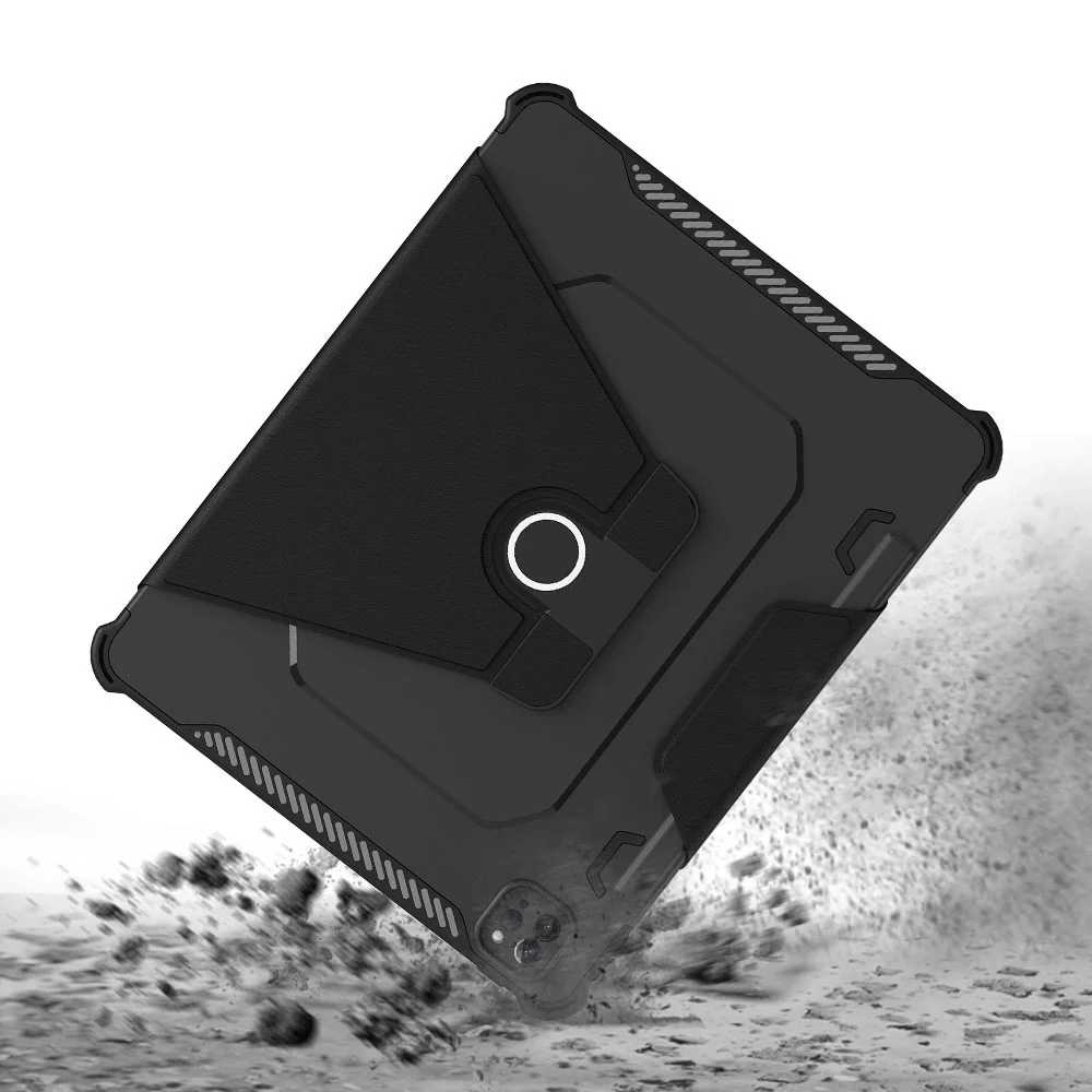 LCV-iPad-PR7 | iPad Pro 12.9 ( 3rd / 4th / 5th / 6th Gen. ) 2018 / 2020 / 2021 / 2022 | 360 Degree Rotating Stand Magnetic Smart Cover & Built in pen holder - Image 2