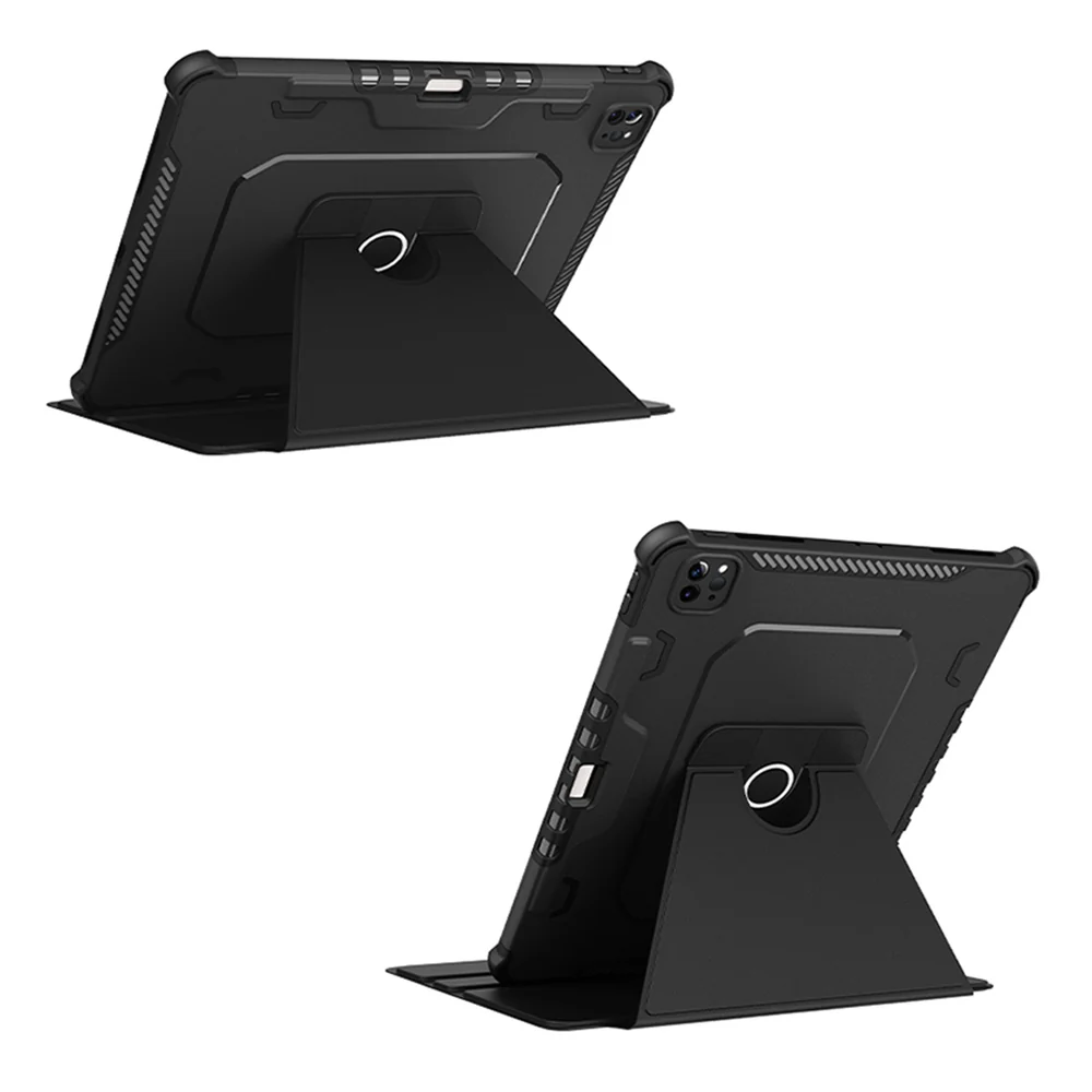 LCV-iPad-PR7 | iPad Pro 12.9 ( 3rd / 4th / 5th / 6th Gen. ) 2018 / 2020 / 2021 / 2022 | 360 Degree Rotating Stand Magnetic Smart Cover & Built in pen holder - Image 3