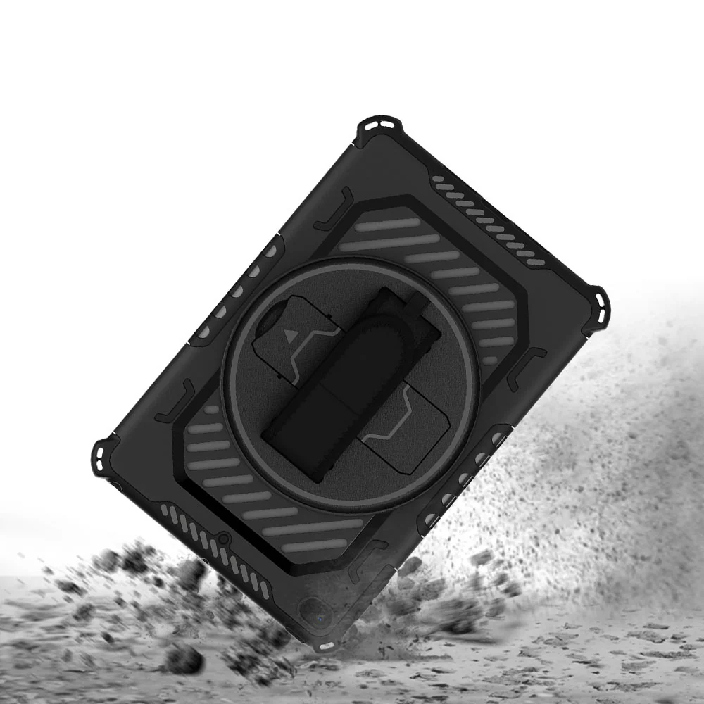 LGN-iPad-M54 | iPad mini 5 / mini 4 | 2 Layers Shockproof Rugged Case with Hand Strap and Kick-stand - Image 7