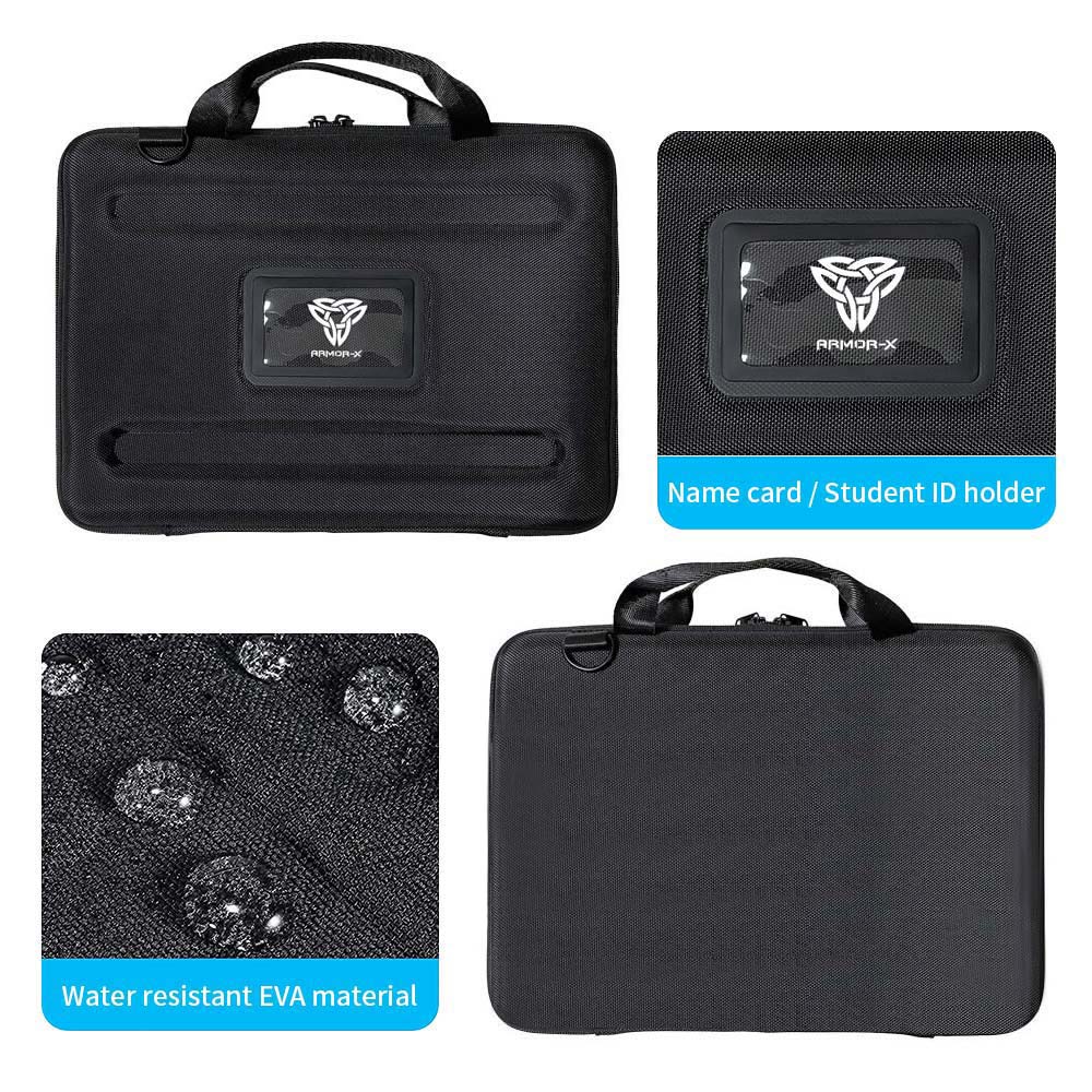 LPON-M2 | 11-13" Lenovo Chromebook & Laptop | Always-on hard Cover / Work-In Rugged Case with Handle Strap & Shoulder Strap - Image 4