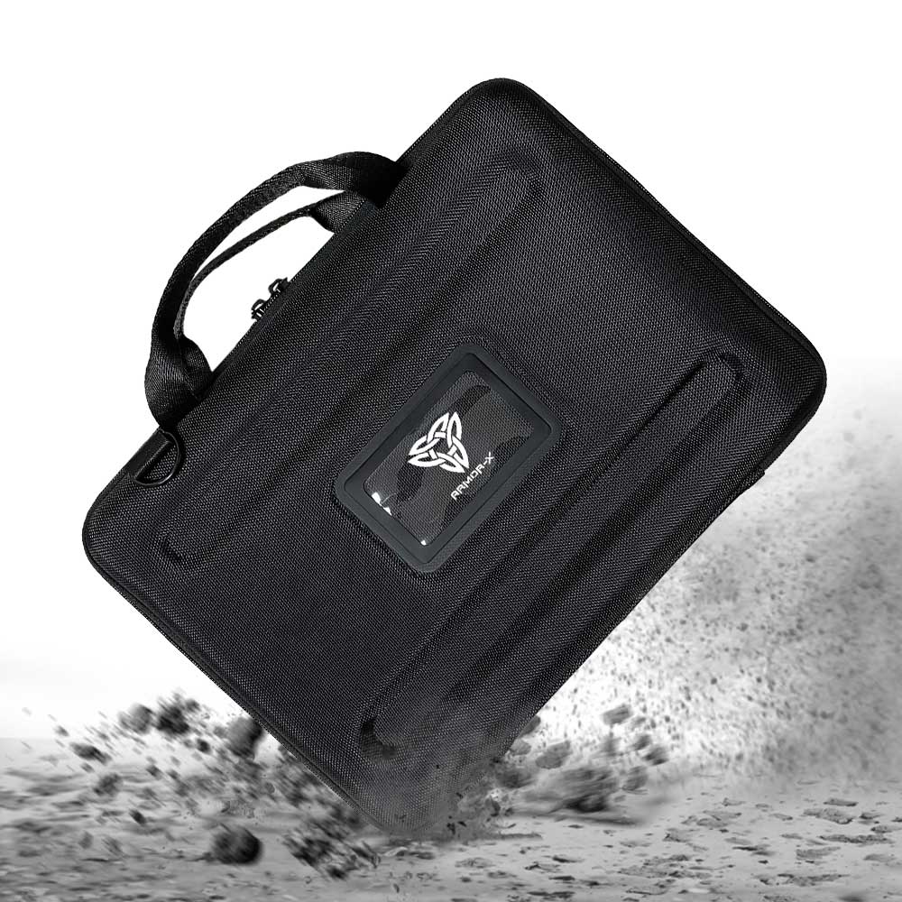 LPON-M2 | 11-13" Lenovo Chromebook & Laptop | Always-on hard Cover / Work-In Rugged Case with Handle Strap & Shoulder Strap - Image 6