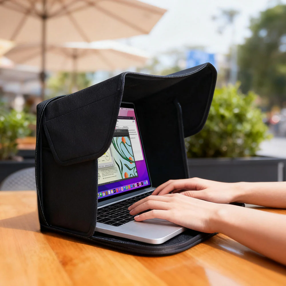 LPON-M3 | 12-14" Chromebook & Laptop | Laptop Sun Shade Bag with Handle Strap - Image 2