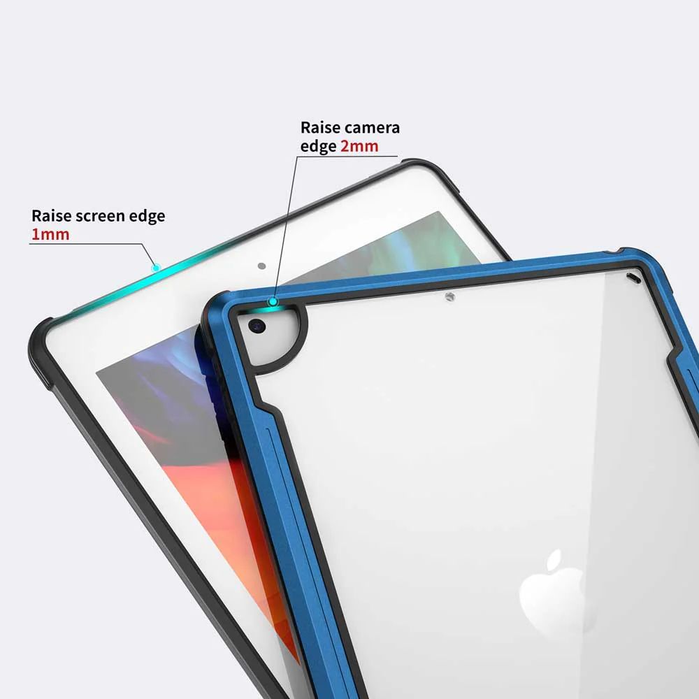 LXS-iPad-N3 | iPad 10.2 (7th & 8th & 9th Gen.) 2019 / 2020 / 2021 | Metal Protective Shockproof case with hand strap kick-stand & X-Mount - Image 3