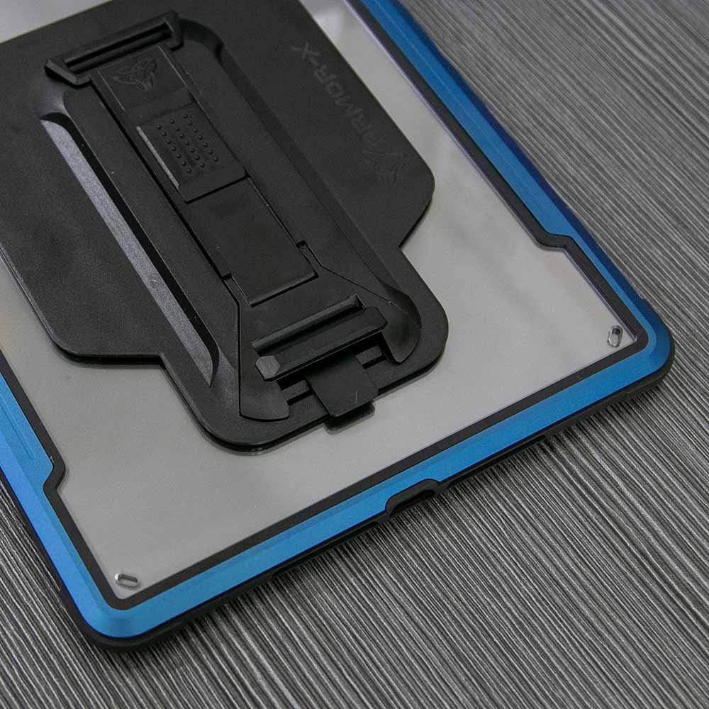 LXS-iPad-N3 | iPad 10.2 (7th & 8th & 9th Gen.) 2019 / 2020 / 2021 | Metal Protective Shockproof case with hand strap kick-stand & X-Mount - Image 6