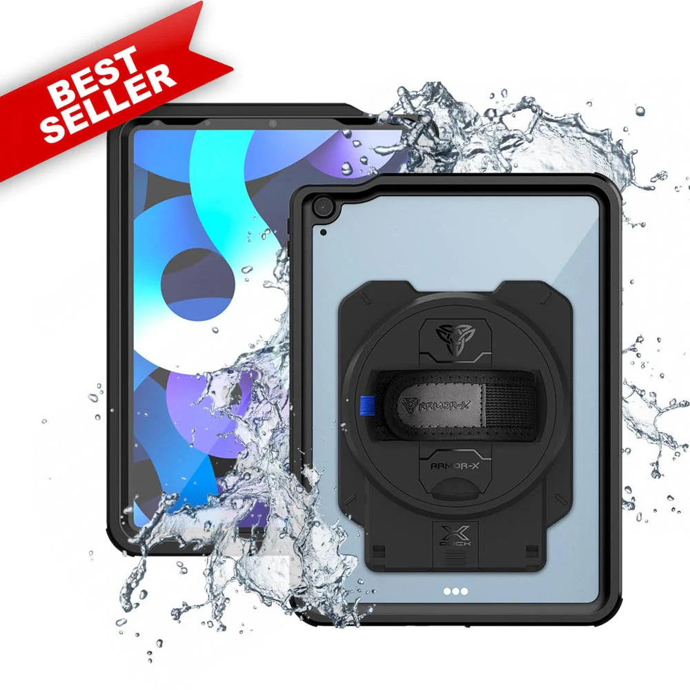 MAN-A14S | iPad Air 4 2020 / Air 5 2022 | IP68 Waterproof, Shock & Dust Proof Case With X-DOCK Modular Eco-System