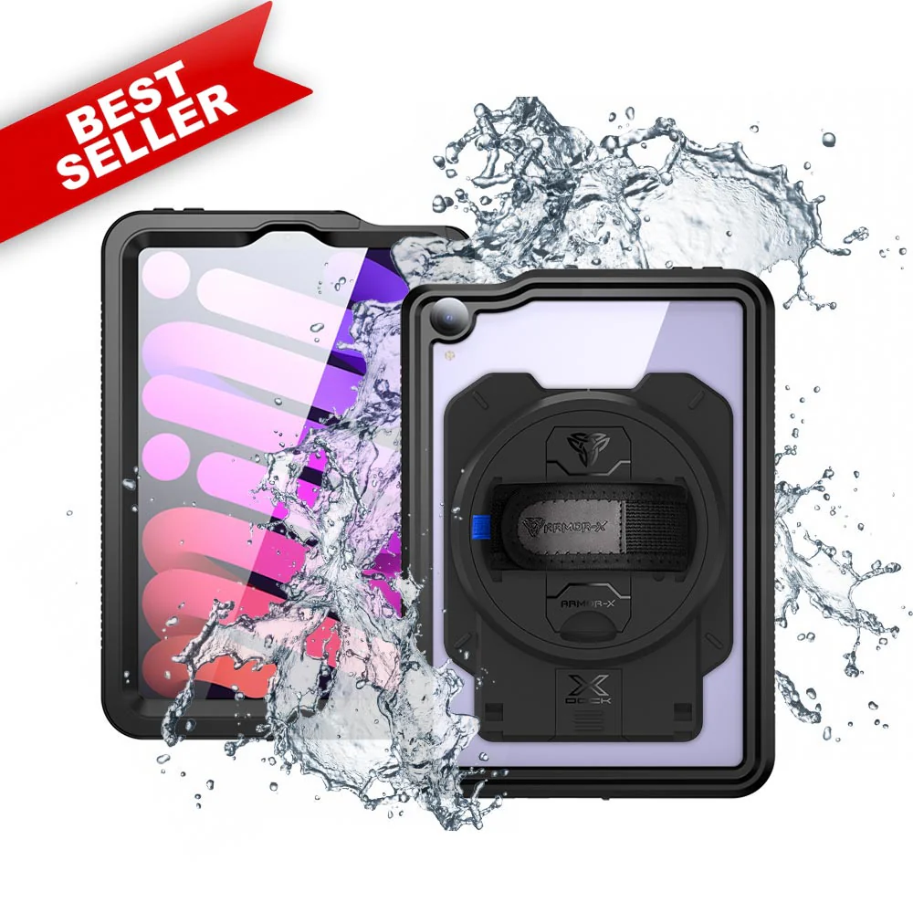 MAN-iPad-M6 | iPad mini 6 | IP68 Waterproof, Shock & Dust Proof Case With X-DOCK Modular Eco-System