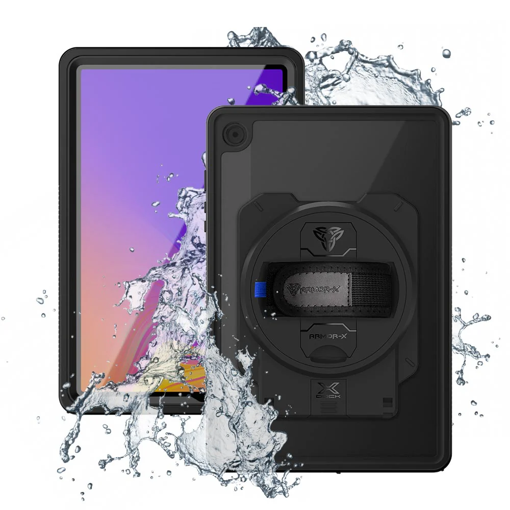 MAN-SS-X210 | Samsung Galaxy Tab A9+ A9 Plus ( 11" ) SM-X210 / SM-X215 / SM-X216 | IP68 Waterproof, Shock & Dust Proof Case With X-DOCK Modular Eco-System
