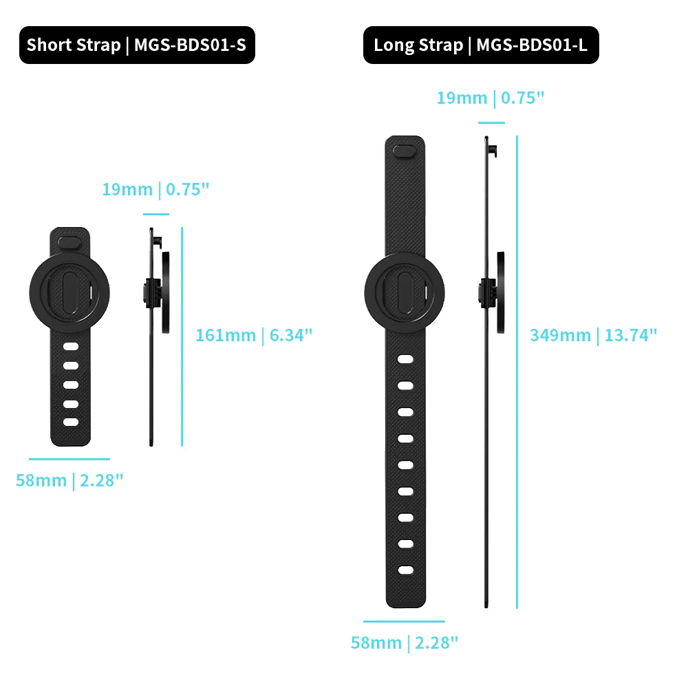 MGS-BDS01 | Magnetic Bar Mount (without Charger) | ⌀12–95mm | Design for iPhone & Smartphone - Image 7