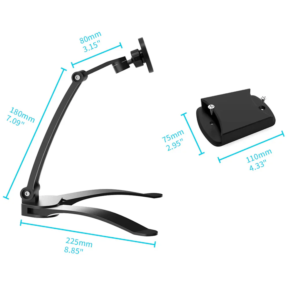 MGS-C01 | 3-in-1 Adjustable Wall & Desktop Stand | MagSafe / Pixelsnap 15W Fast Charger | Design for iPhone & Smartphone - Image 6