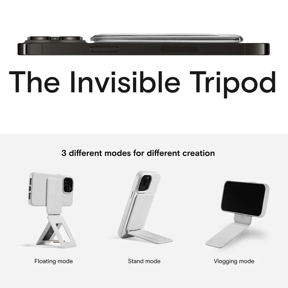 MGS-CMR01 | MagSafe Tripod Stand (without Charger) | Design for iPhone & Smartphone - Image 3