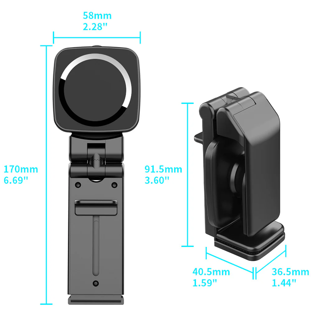 MGS-HSR01 | Foldable Clamp MagSafe Mount (without Charger) | Design for iPhone - Image 7