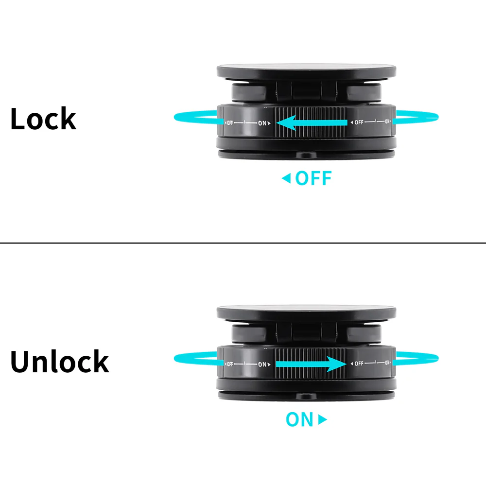 MGS-T28-2 | Vacuum-lock Suction Magnetic Mount (without Charger) | Design for iPhone & Smartphone - Image 5