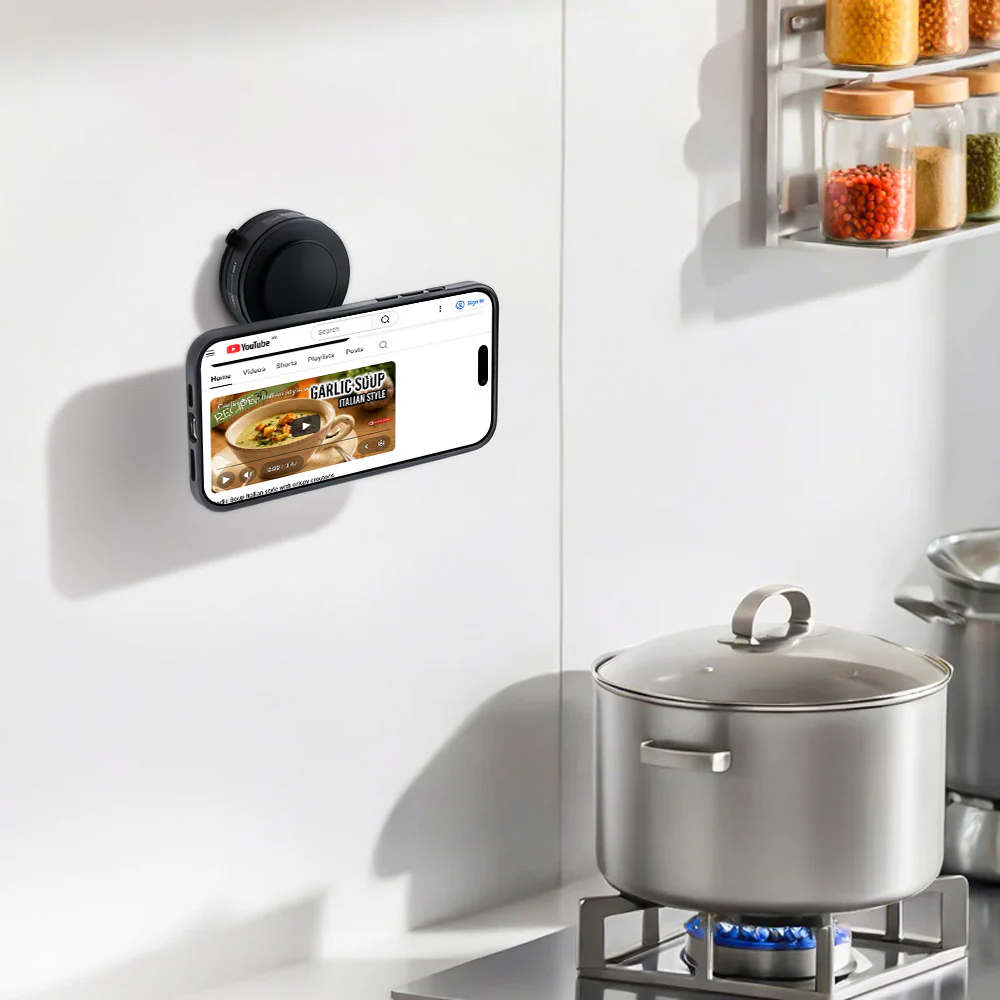 MGS-T30-2 | Vacuum-lock Suction Magnetic Mount (without Charger) | Design for iPhone & Smartphone - Image 4