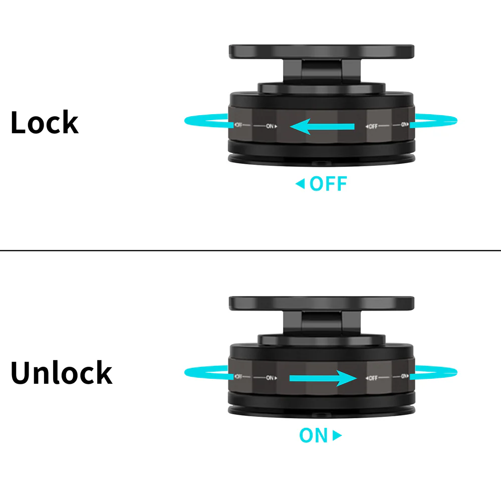 MGS-T30-2 | Vacuum-lock Suction Magnetic Mount (without Charger) | Design for iPhone & Smartphone - Image 5