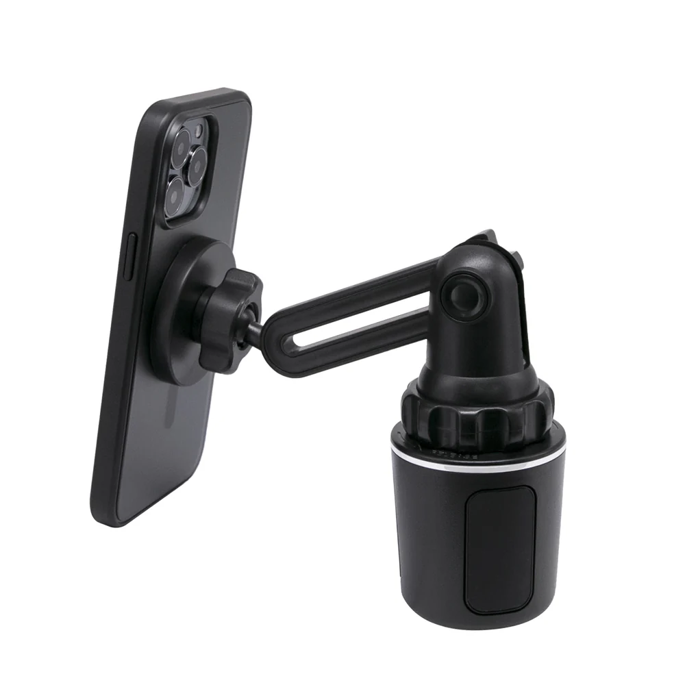 MGS-X107 | Phone Cup Holder For Car Mount | MagSafe / Pixelsnap 15W Fast Charger | Design for iPhone & Smartphone - Image 5
