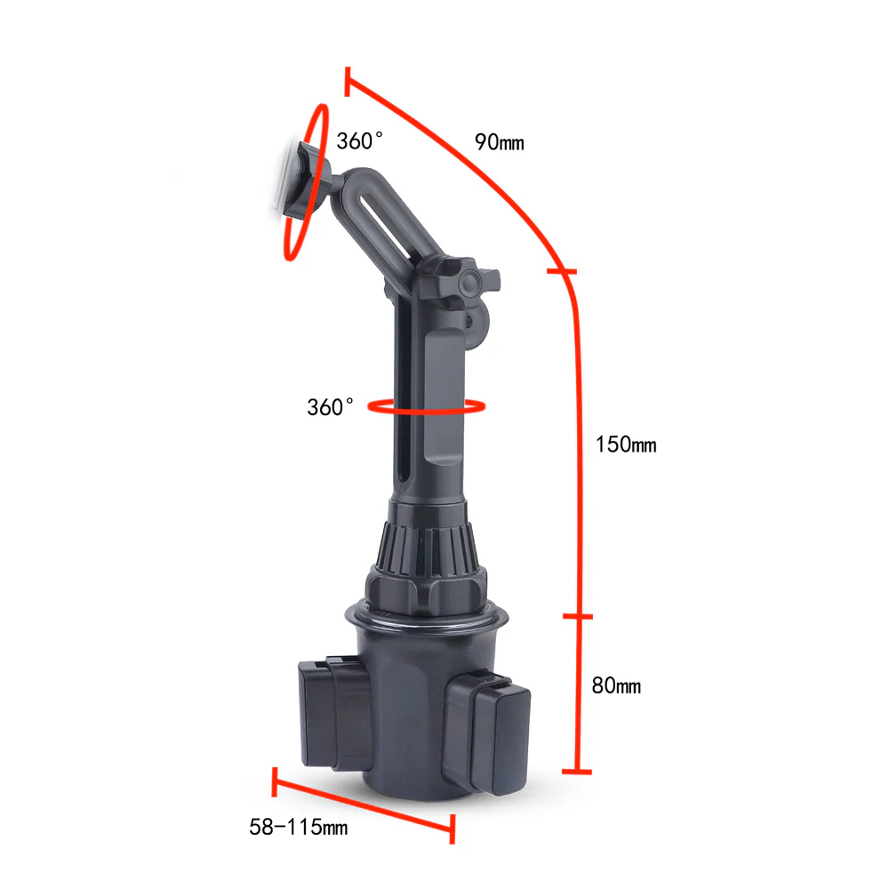 X119K | Adjustable Cup Holder Mount For Phone | TYPE-K For ActiveKEY - Image 5