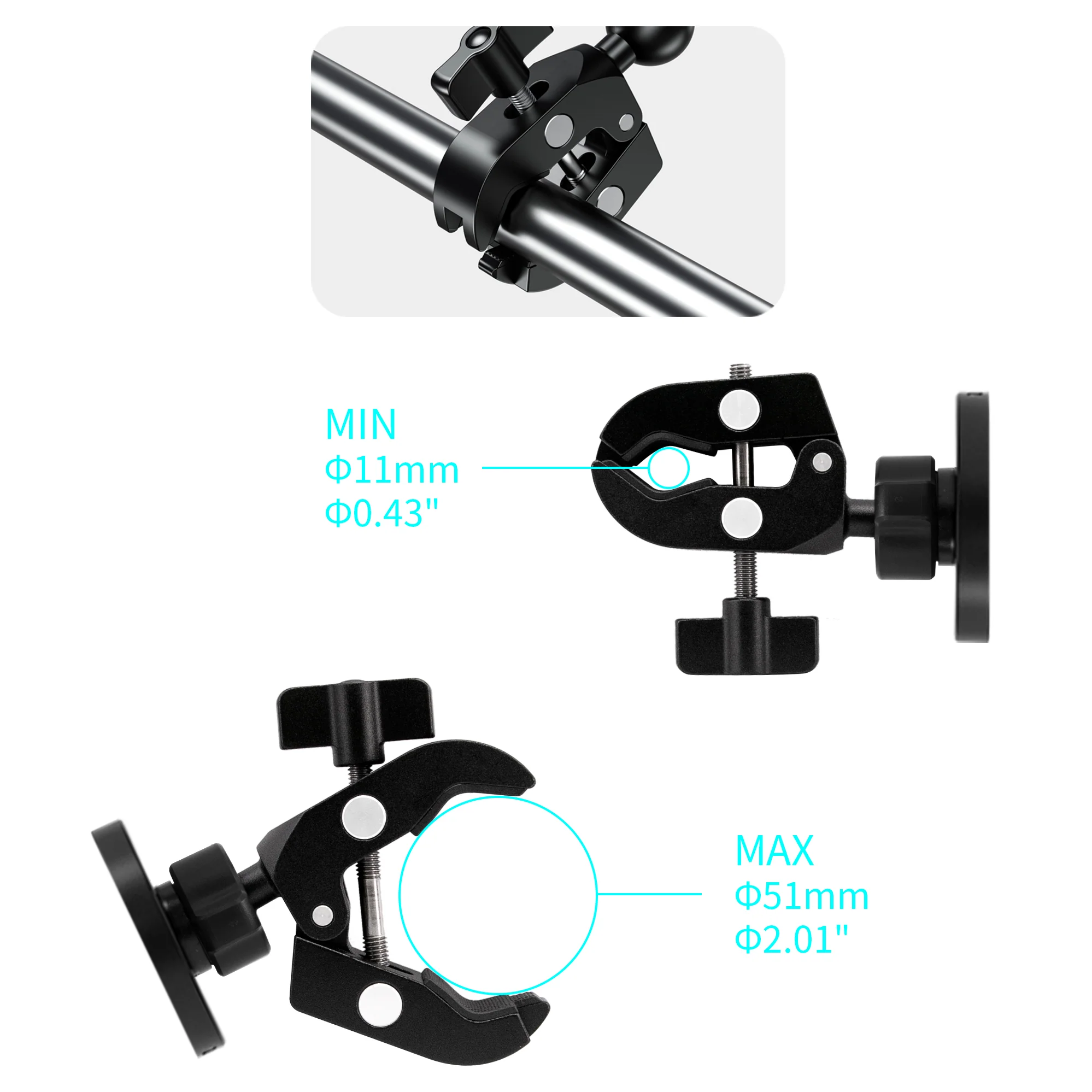 MGS-X132 | Quick Release Handle Bar Mount | MagSafe / Pixelsnap 15W Fast Charger | Design for iPhone & Smartphone - Image 5