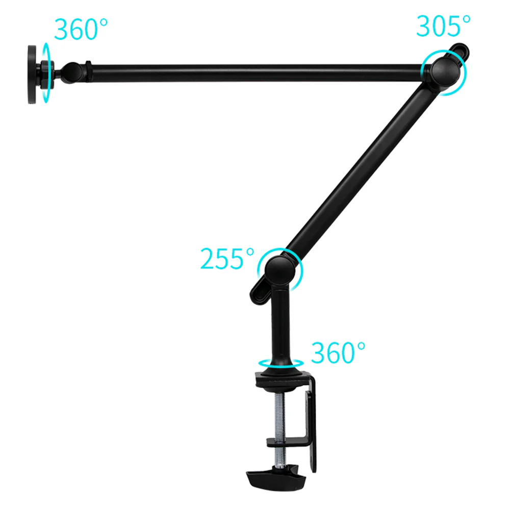MGS-X141 | Aluminium Adjustable Arm Clamp Mount | MagSafe / Pixelsnap 15W Fast Charger | Design for iPhone & Smartphone - Image 5